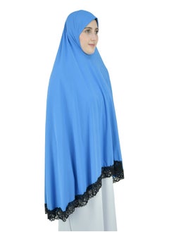 DAMAS COLLECTION Two Piece Islamic prayer dress women with Lace - Prayer Clothes for Women - Prayer Abaya For women - Jilbab 2 piece, Umrah essentials for women - Prayer set  - Image 5