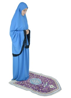 DAMAS COLLECTION Two Piece Islamic prayer dress women with Lace - Prayer Clothes for Women - Prayer Abaya For women - Jilbab 2 piece, Umrah essentials for women - Prayer set  - Image 2