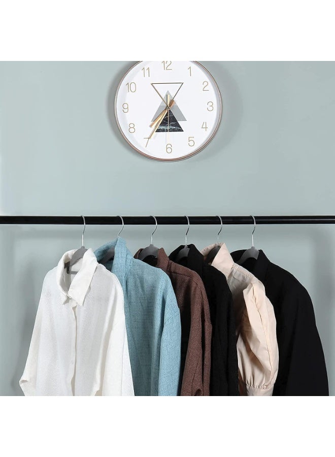 Red Dot Gift®10-Pack Grey Non-Slip Velvet Hangers 42cm With 360 Degree Rotatable Hook - Durable & Slim - Non Slip Hangers for Coat Hangers - Pant Hangers - Image 4