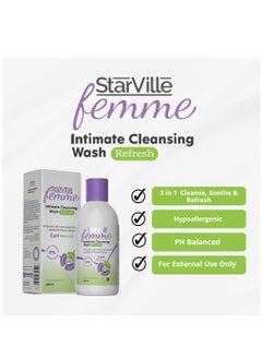 StarVille Femme Intimate Cleansing Wash Refresh 200 ml - pzsku/ZDD44C7BF1314FA2A5C86Z/45/_/1737634510/9fa668fe-5bc1-4b80-adaf-a27997f5b297