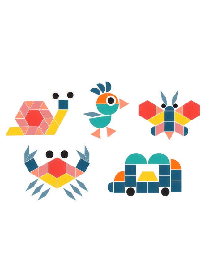 لعبة/ألغاز/ألغاز الصور المقطوعة، أهرامات الفراعنة المصرية القديمة، اللون: 180 قطعة أحجية تانجرام - Image 5