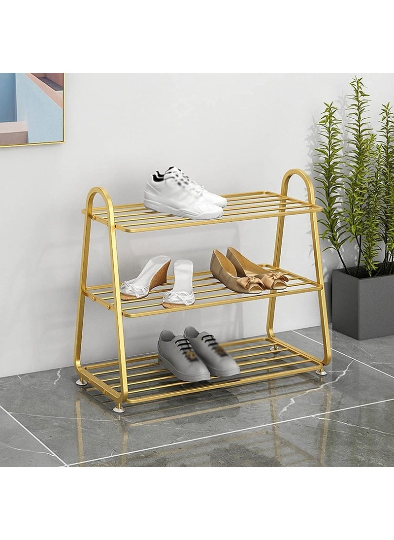 Device Bas with BROWN ART SHOPPEE Brown Art SHOPPEE Free Standing Shoe Racks 3 Tier Metal Shoe Rack MultiFunctional Shoe Tower Shelf Shoe Rack Storage Organiser for Living Room Entryway Hallway Gold 