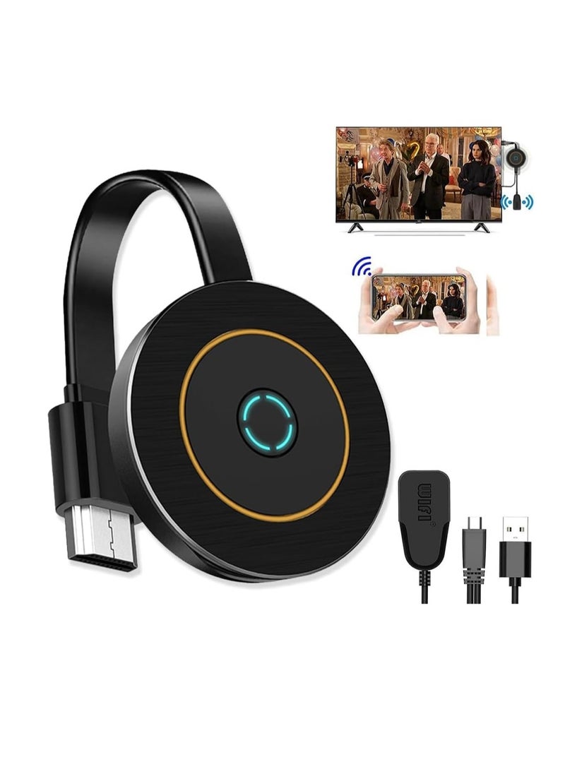 جنرال محول عرض لاسلكي، محول عرض انعكاس الشاشة 4K2.4G HDMI، محول انعكاس الشاشة WiFi لعرض الشاشة على HDTV/جهاز عرض/شاشة، للكمبيوتر الشخصي/الكمبيوتر اللوحي/الهاتف  - Image 3