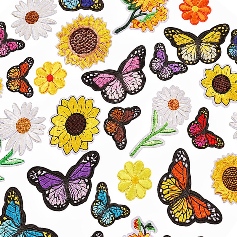 Iron On Patches: Multicolor Fine Quality Material, Easy To Stick And Sew, Unique Creative Designs - Personalized Clothing Decoration For DIY Projects, Embroidery Enthusiasts - Image 2