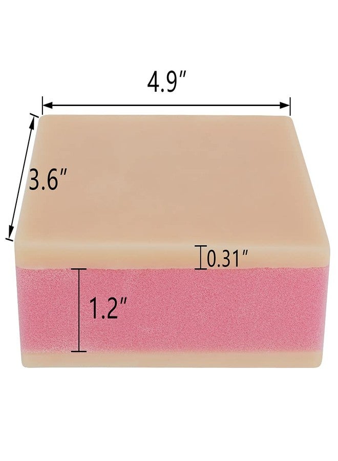 VTurboWay 12 Pack Silicone Sponge Human Skin Injection Pad Training Model, Nurse Student Practice - Image 5