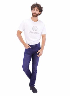 GIORDANO Men's Low Rise Skinny Jeans - Blue  - Image 2