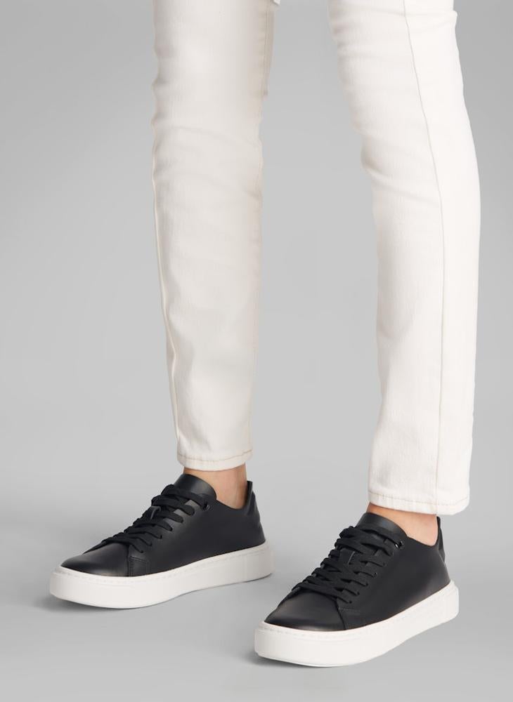 CALVIN KLEIN - LACE UP CUPSOLE TRAINERS - Image 1