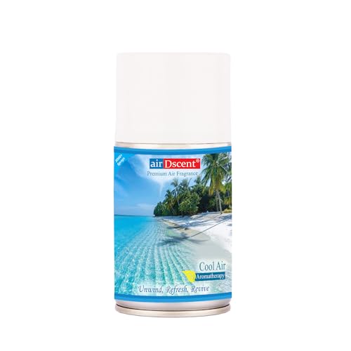 AirDscent Air Freshener Refill - Room Freshener Spray - Cool Air - 250 ML - 3000+ Sprays - Fits Almost All The Dispensers - Image 1