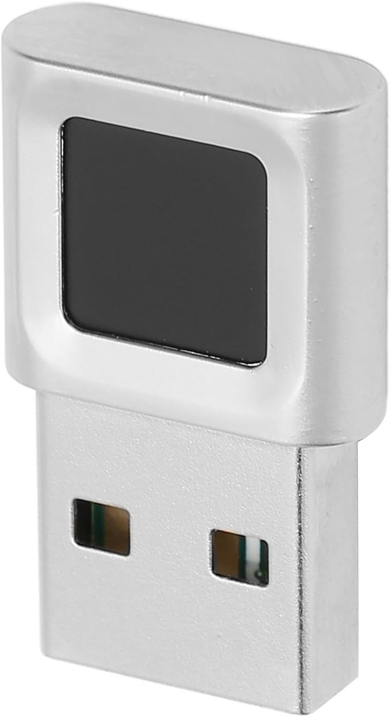 قارئ بصمات الأصابع GLOGLOW Nan Mini USB، مستشعر من سبيكة الزنك بتقنية اللمس 360 درجة، قارئ بيومتري سريع للمطابقة، مناسب لأجهزة الكمبيوتر اللوحية والمحمولة والأجهزة الطرفية لـ 10 إلى 11 مستخدمًا. - Image 4