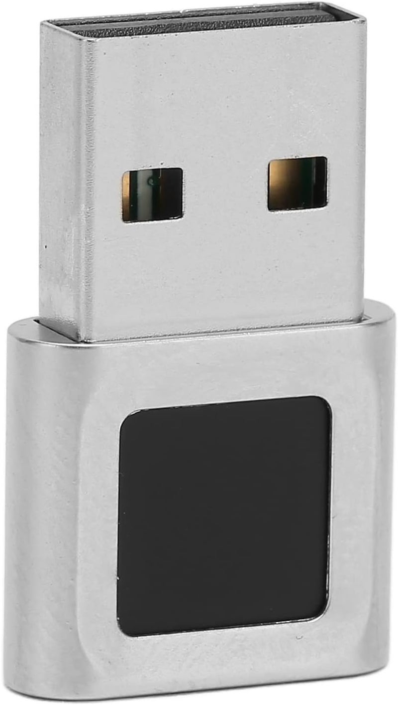 قارئ بصمات الأصابع GLOGLOW Nan Mini USB، مستشعر من سبيكة الزنك بتقنية اللمس 360 درجة، قارئ بيومتري سريع للمطابقة، مناسب لأجهزة الكمبيوتر اللوحية والمحمولة والأجهزة الطرفية لـ 10 إلى 11 مستخدمًا. - Image 5