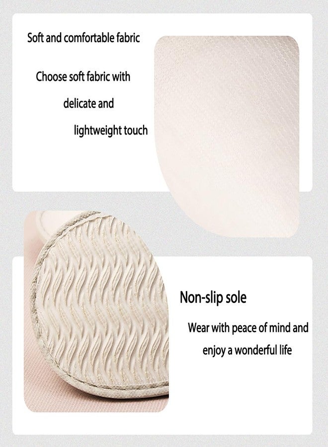 MofivKce 30 Pairs Disposable Slippers for Guests，10.5 Inch Luxury Disposable Slippers Bulk，Non-Slip Spa Hotel & House Slippers for Women Men - Image 5