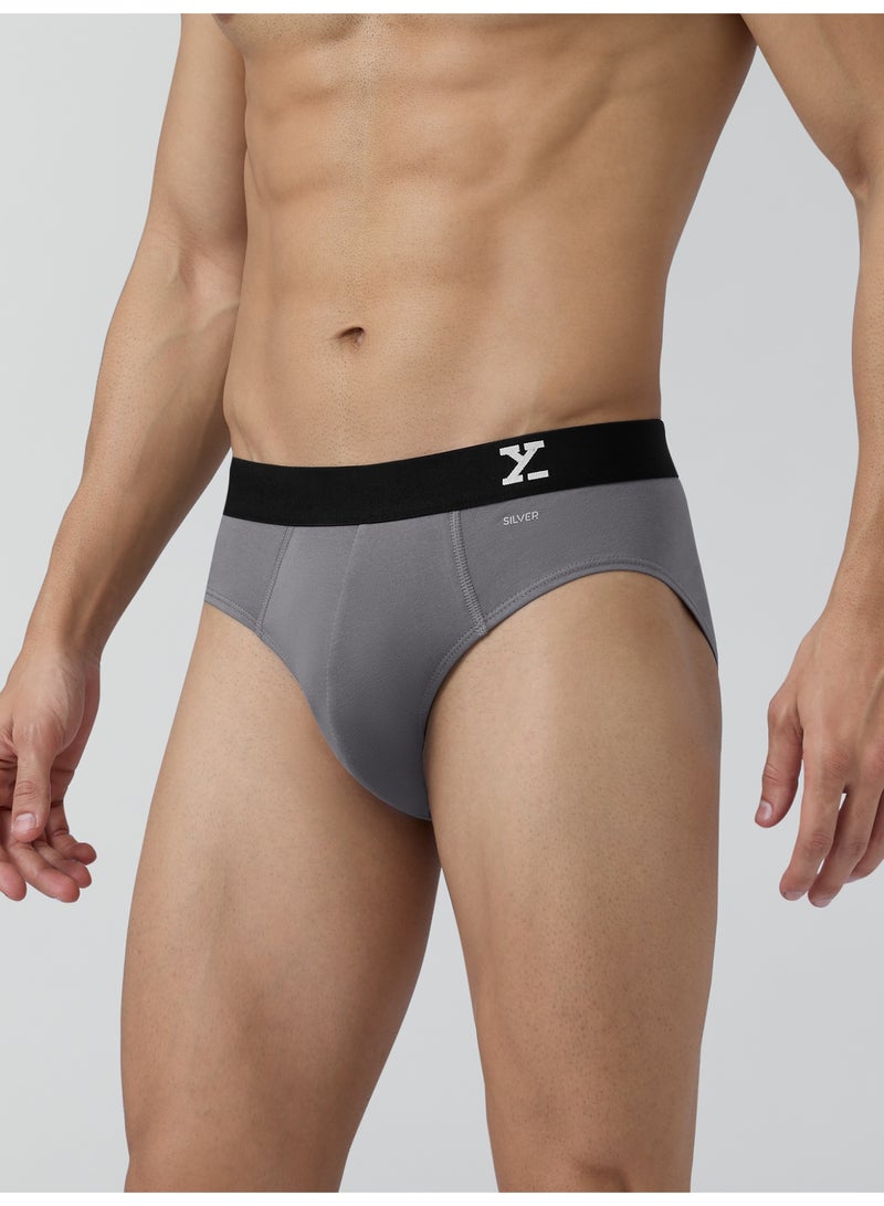 XYXX Men’s Aero Super Combed Cotton Regular Fit Solid Anti Bacterial Underwear Briefs (Pack of 3) - Image 5