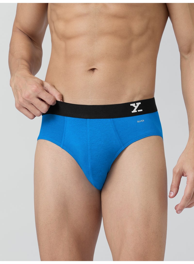 XYXX Men’s Aero Super Combed Cotton Regular Fit Solid Anti Bacterial Underwear Briefs (Pack of 3) - Image 2
