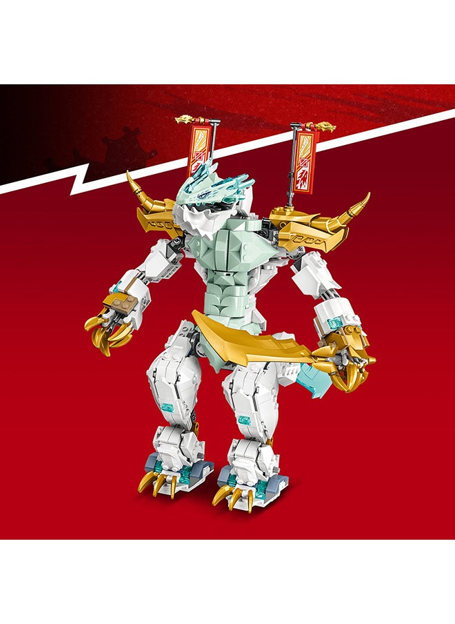 LEGO - Ninjago Zane’S Ice Dragon Creature 71786 Building Toy Set Featuring A Dragon Toy And 6 Minifigures; Gift For Kids Aged 10+ Who Love Building And Ninja Adventures (973 Pieces) - Image 1