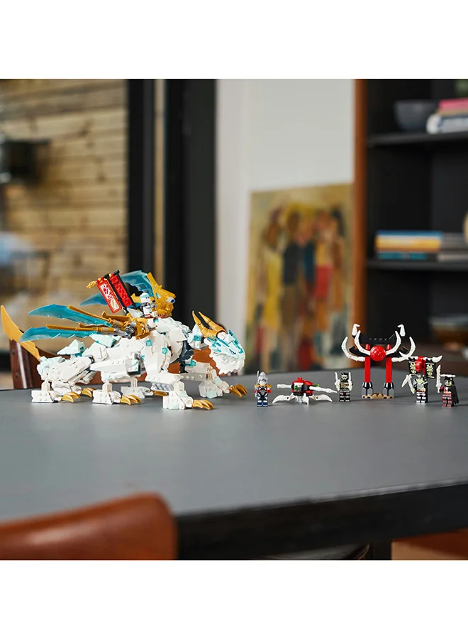 ليغو Ninjago Zane’S Ice Dragon Creature 71786 Building Toy Set Featuring A Dragon Toy And 6 Minifigures; Gift For Kids Aged 10+ Who Love Building And Ninja Adventures (973 Pieces)