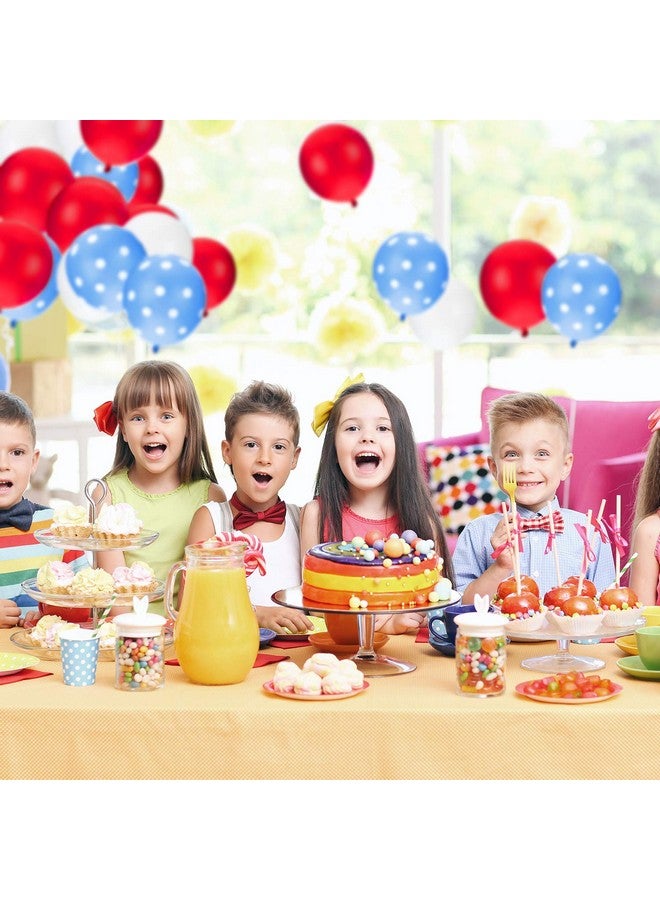 Gejoy 55 Pcs Red Blue White Balloons Decoration 12 Inch Polka Dot Latex Balloons Arch Kit for Nautical Baseball Theme Party Birthday Wedding Decoration - Image 5