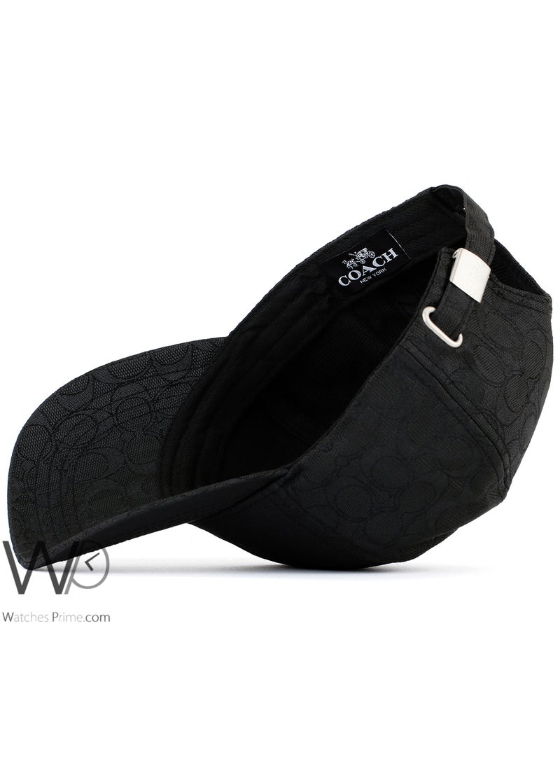 coachoutlet Coach Baseball Cap Black Color Cotton Hat For Men  - Image 4