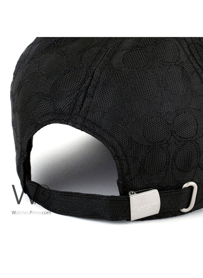coachoutlet Coach Baseball Cap Black Color Cotton Hat For Men  - Image 3