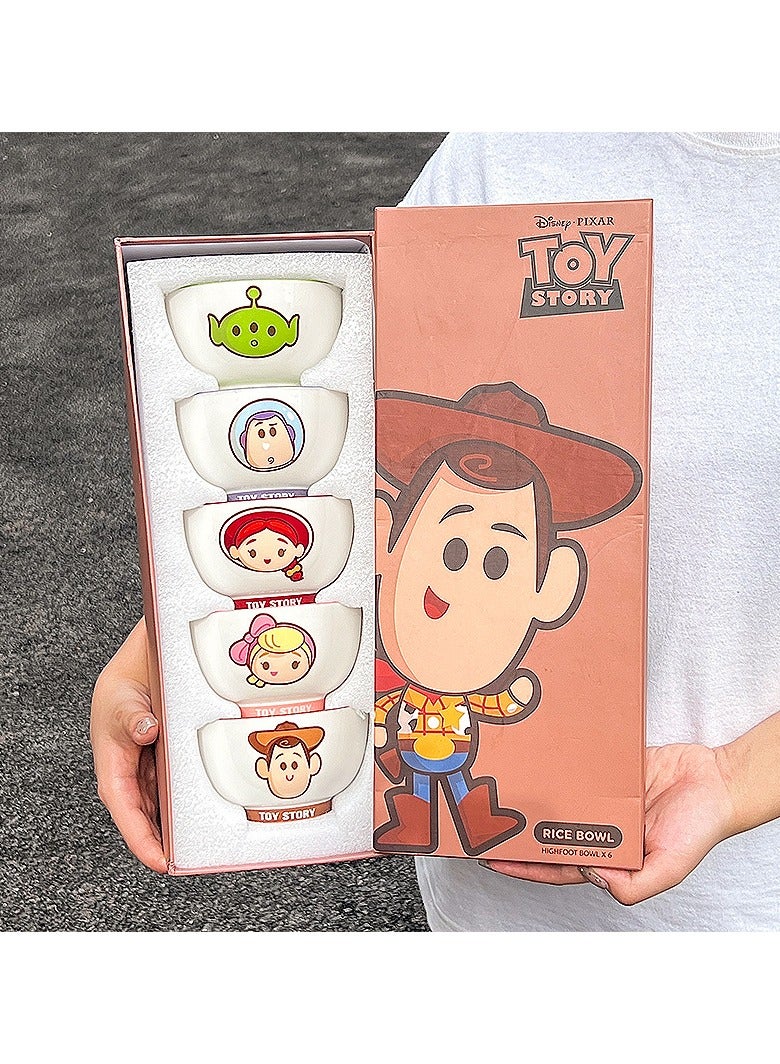 general Toy Story Ceramic Tableware Set, Children's Cartoon Home Rice Bowl Gift Box Souvenirs, a good gift choice - Image 1