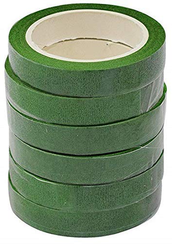 Prokart ProKart Premium Flower Making Green Floral Tape 12mm (Green, Pack of 6 Rolls)  - Image 1