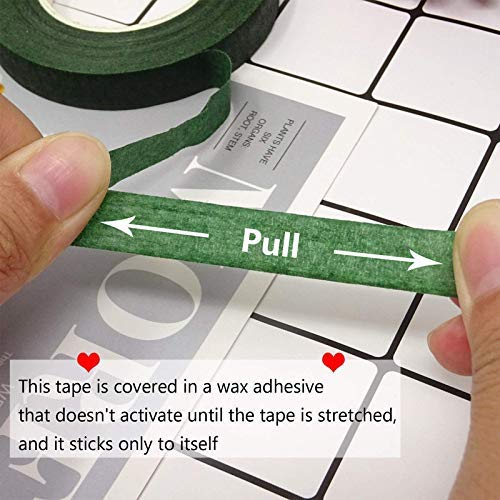 Prokart ProKart Premium Flower Making Green Floral Tape 12mm (Green, Pack of 6 Rolls)  - Image 4