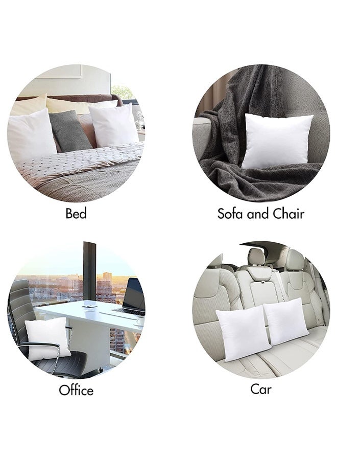 DUNISO 2Pcs Bed Pillows,Premium Hotel Pillows,Soft Fluffy Sleeping Bed Pillow,Microfiber Fill,Not Easy to Shrink and Fade,Skin-Friendly and Comfortable,for Back,Stomach or Side Sleepers,45*75cm - Image 5