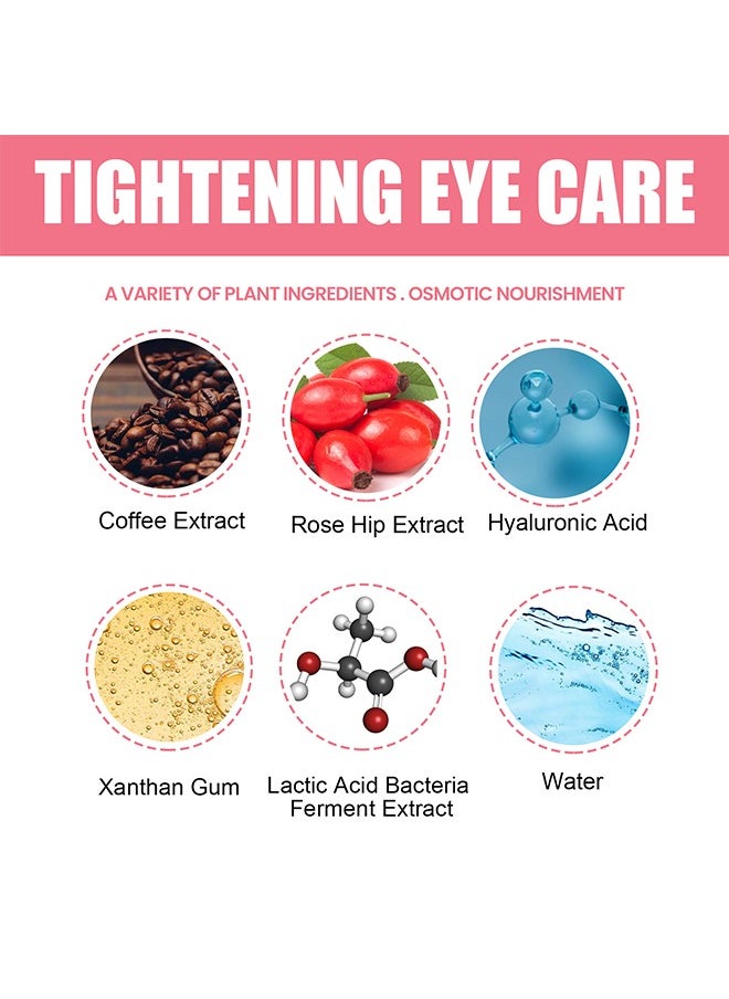 West&Month Rosehip Eye Balm,Rose Fruit Eye Cream Stick, Moisturizing And Moisturizing Around The Eyes, Reducing Wrinkles And Dark Circles,De-Puffing,Brightening,Repairing And Lifting And Tightening Eye Cream  - Image 3