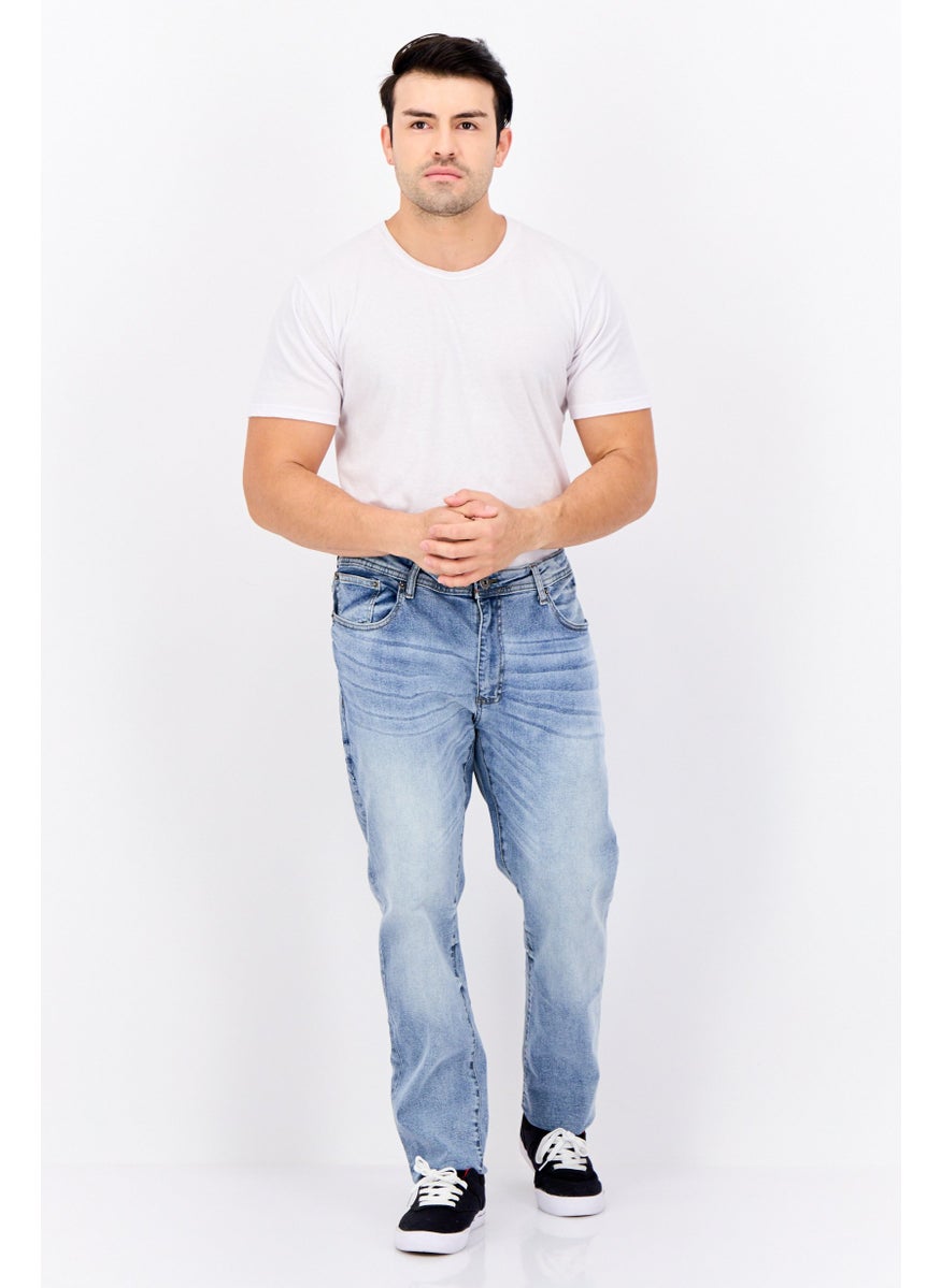 Company Eighty One - Men Slim Fit Wash Stretchable Denim, Navy - Image 1