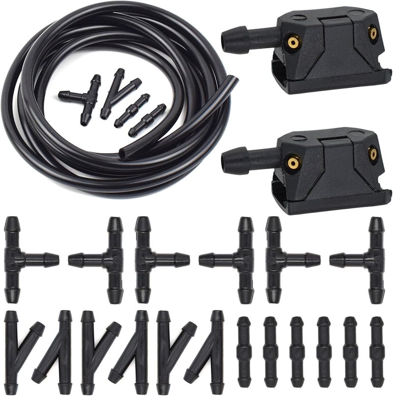 DEMULAX Car Windscreen Washer Nozzles with Regulator - Image 1