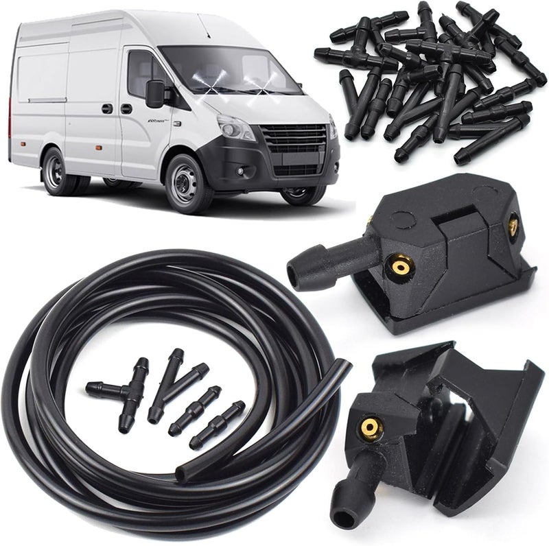 DEMULAX Car Windscreen Washer Nozzles with Regulator - Image 2