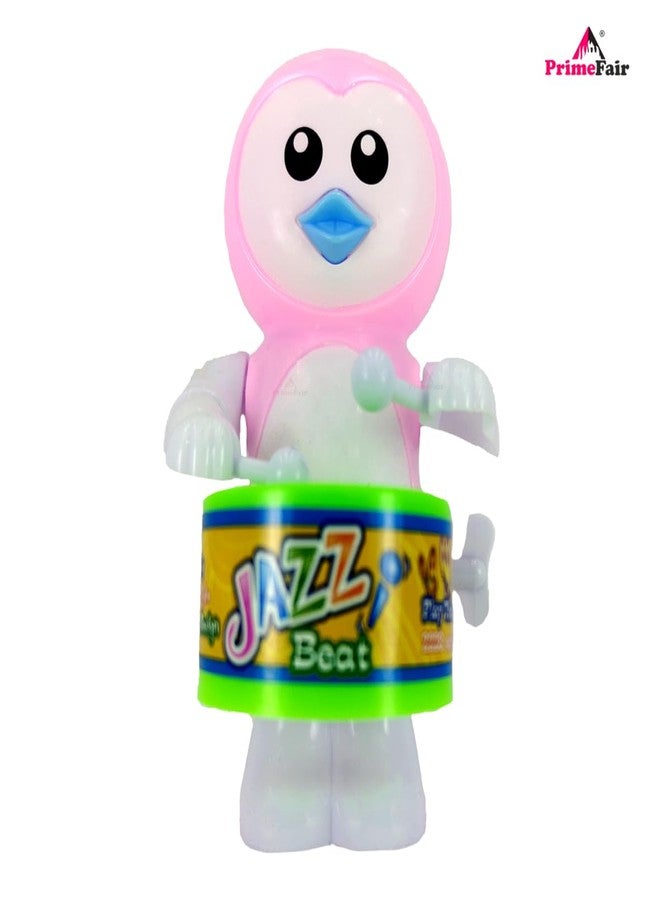 PRIMEFAIR Key Operated Cute Drummer Toy with Drumming and Dancing Action Toys for Kids - Image 5
