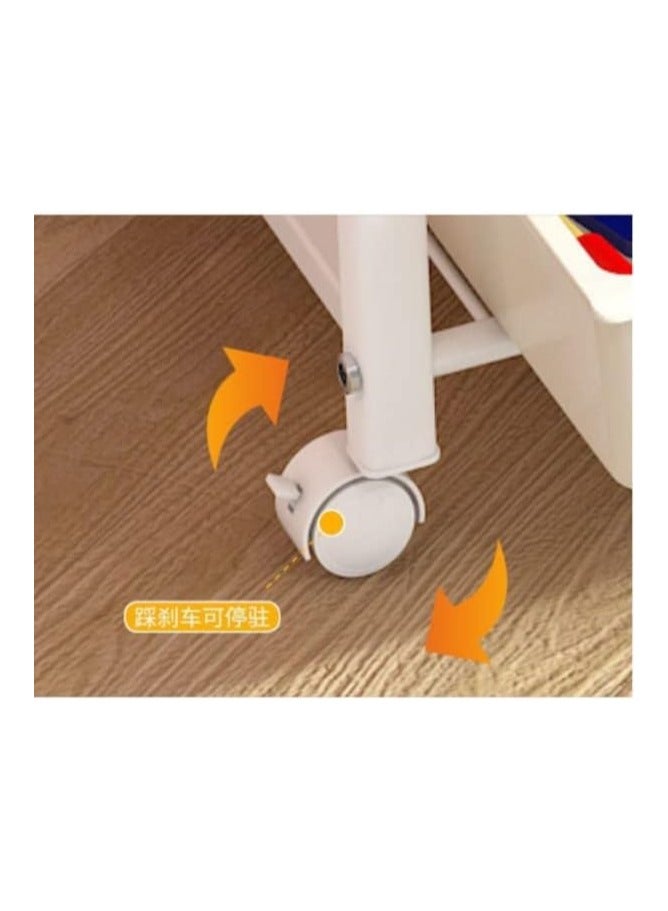 بلومنغ تايم رف كتب للأطفال قائم بذاته، منظم كتب للأطفال، رف كتب جديد - Image 4