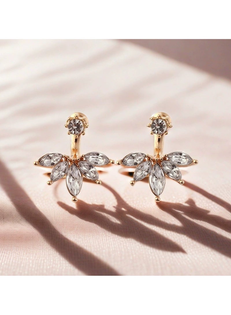 Goolsky أقراط زيركونيا للنساء - مجوهرات زيركونيا مكعبة متلألئة، أنيقة للاستخدام اليومي وحفلات السهرة