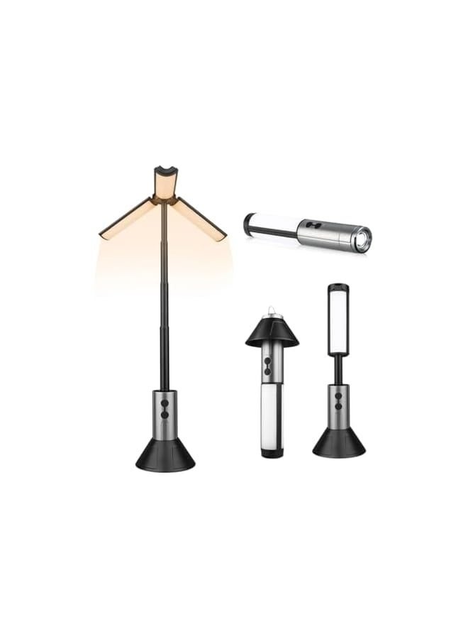 erorex Camping Lantern, Led Multifunction Lanterns with Hook, Rechargeable Cordless Camping Light Tent Lamp, Outdoor Work Lighting for Hiking, Camping, Home Emergency - Image 1