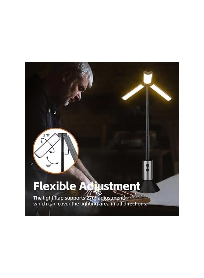 erorex Camping Lantern, Led Multifunction Lanterns with Hook, Rechargeable Cordless Camping Light Tent Lamp, Outdoor Work Lighting for Hiking, Camping, Home Emergency - Image 2