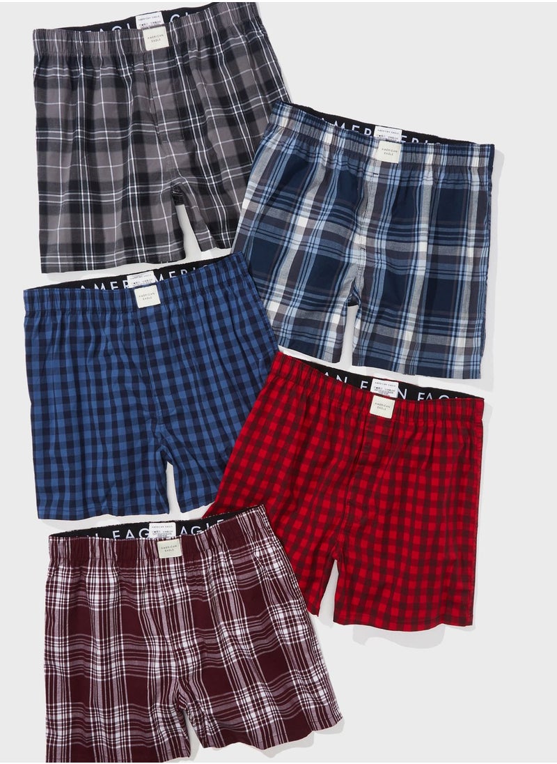 American Eagle - 5 Pack Assorted Boxer Shorts - Image 1