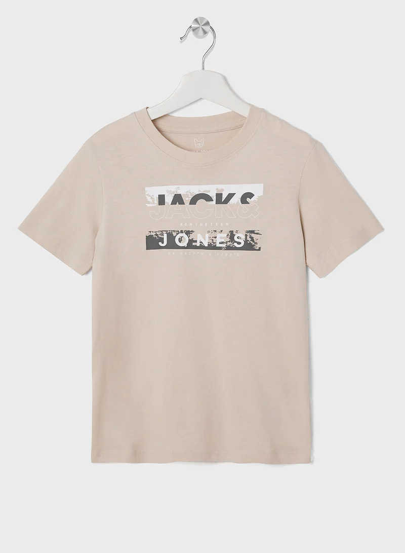جاك وجونز جونيور Youth 3 Pack Crew Neck T-Shrit