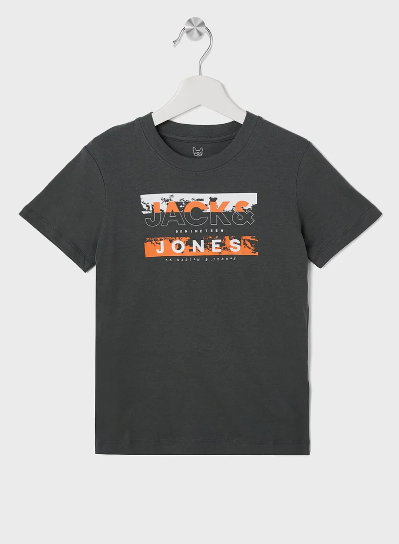 جاك وجونز جونيور Youth 3 Pack Crew Neck T-Shrit