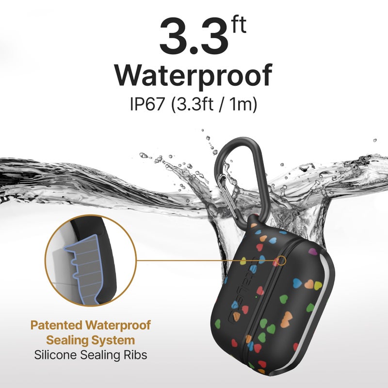 Catalyst Waterproof Case for AirPods Pro 2nd Generation and AirPods Pro 1st Generation - Wireless and USB-C Charging Compatible, One Piece Design, High Drop Protection Case with Carabiner - Image 5