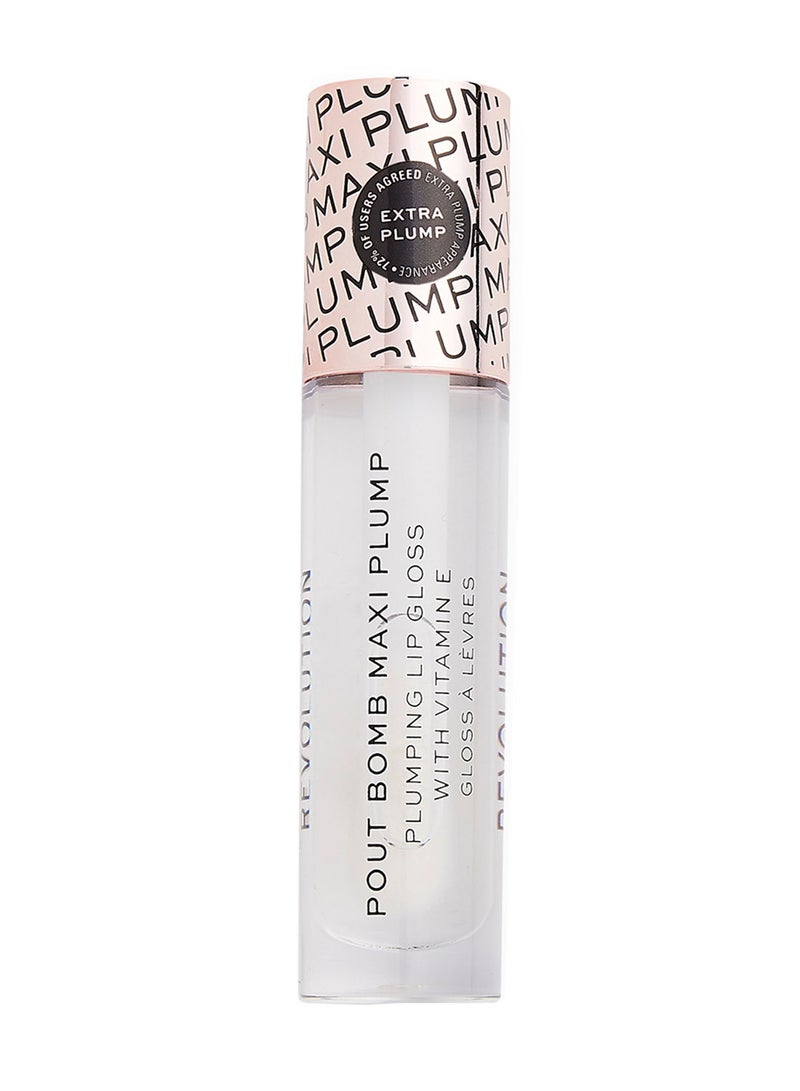 REVOLUTION Revolution Pout Bomb Maxi Plump Lip Gloss Glaze  - Image 1
