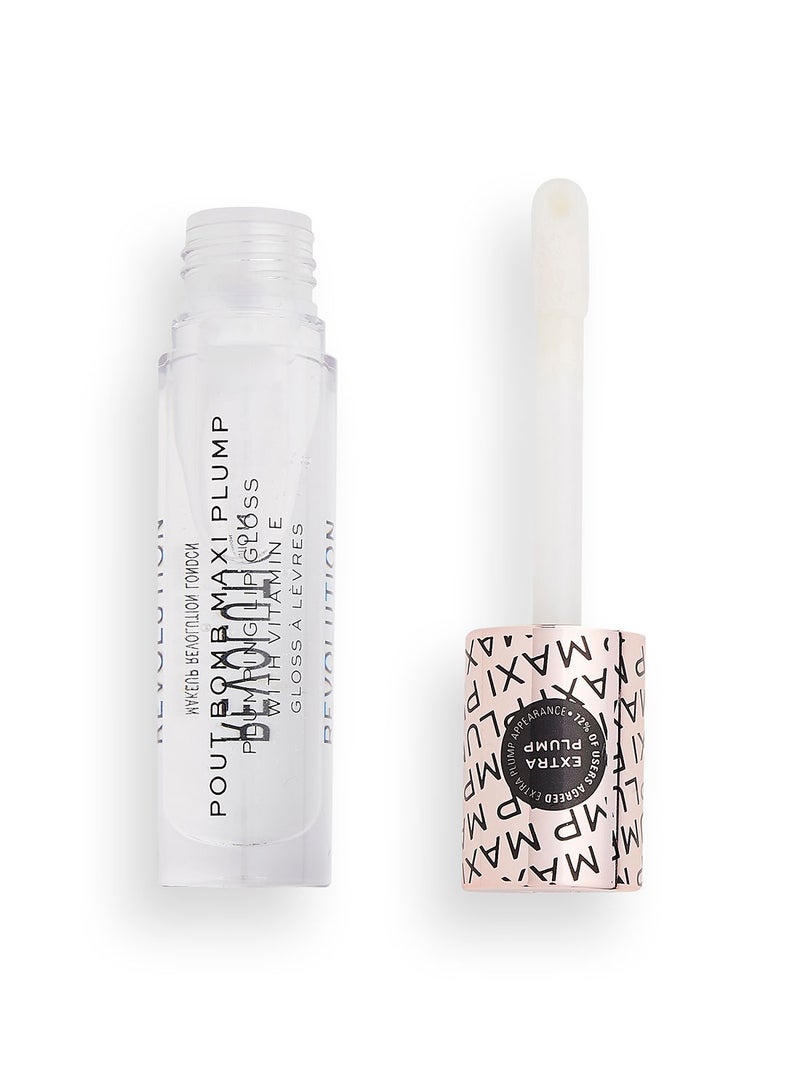 REVOLUTION Revolution Pout Bomb Maxi Plump Lip Gloss Glaze  - Image 2