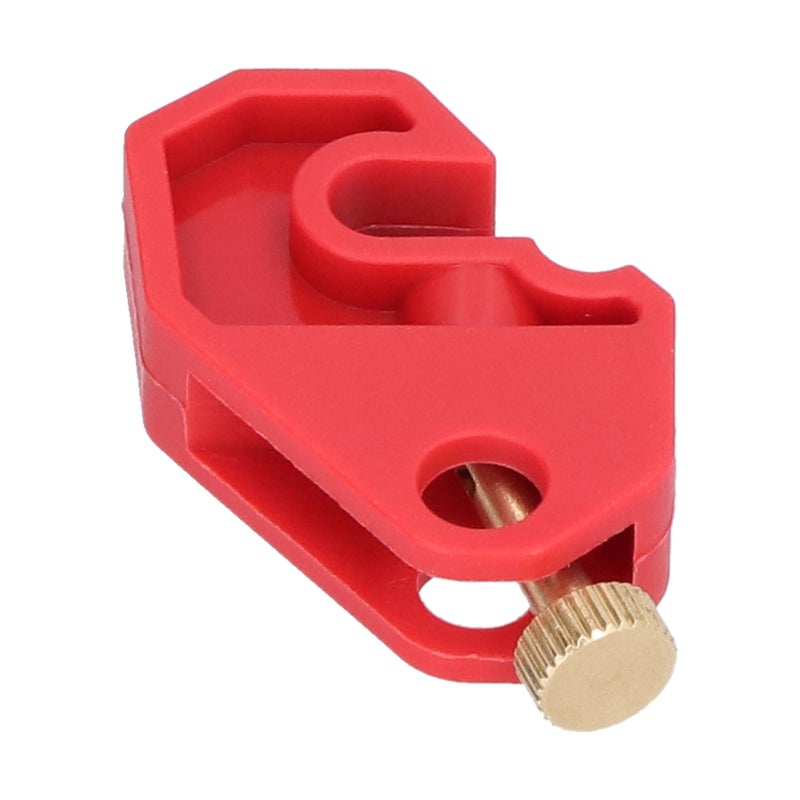 Circuit Breaker Lockout Air Switch Safety Keyless Lock 10mm/0.4in Lockhole with Gold Screw Knob Tool Free - Image 5