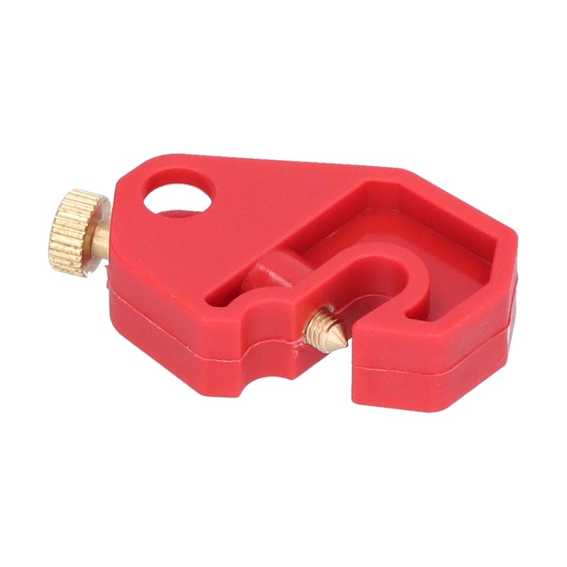 Circuit Breaker Lockout Air Switch Safety Keyless Lock 10mm/0.4in Lockhole with Gold Screw Knob Tool Free - Image 3