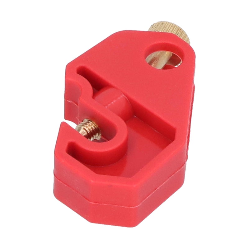 Circuit Breaker Lockout Air Switch Safety Keyless Lock 10mm/0.4in Lockhole with Gold Screw Knob Tool Free - Image 1