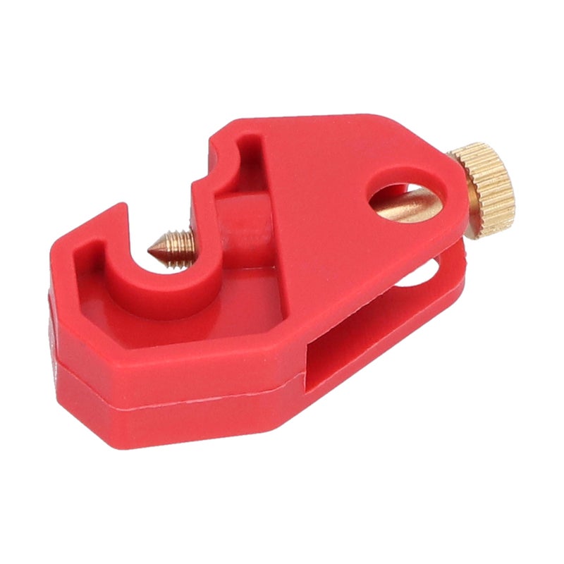Circuit Breaker Lockout Air Switch Safety Keyless Lock 10mm/0.4in Lockhole with Gold Screw Knob Tool Free - Image 2