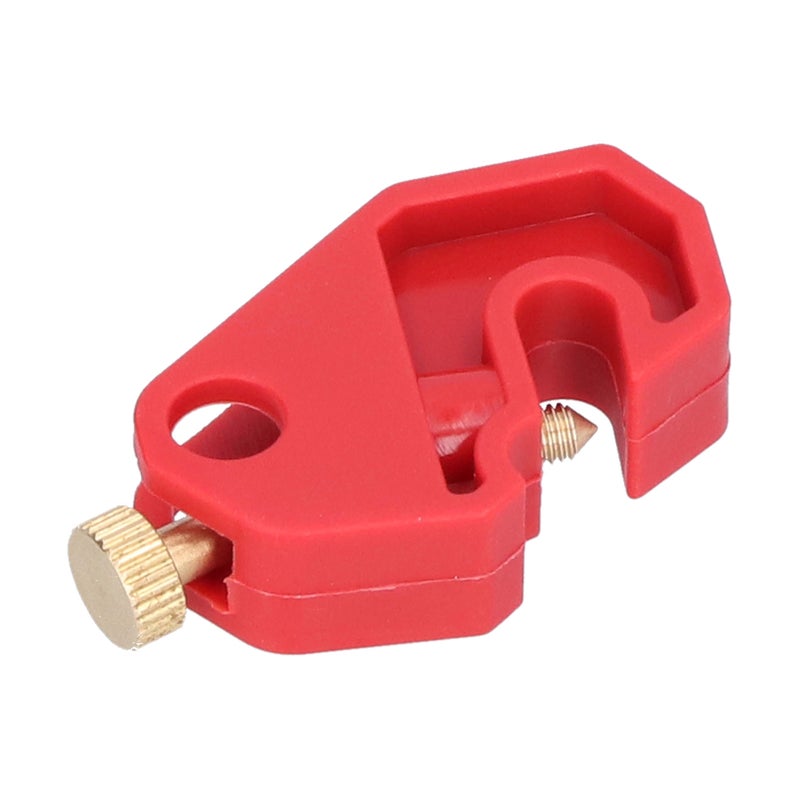 Circuit Breaker Lockout Air Switch Safety Keyless Lock 10mm/0.4in Lockhole with Gold Screw Knob Tool Free - Image 4