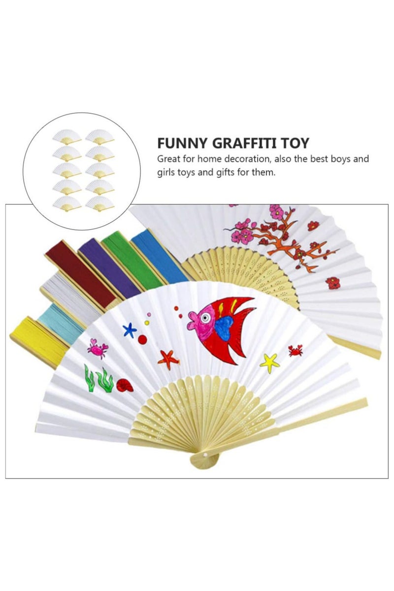 Hand Fan, Portable Folding Paper Fan, Premium Bamboo Ribs for Women and Girls for Summer Parties, Birthdays, Weddings.  - Image 5