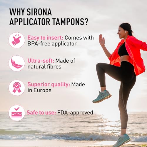 Sirona Period Made Easy Applicator Tampons for Heavy & Super Heavy Flow | 16 Pcs |Biodegradable Tampons | FDA Approved | Ultra Soft & Comfortable | Upto 100% Leak Free | Highly Absorbent Tampon for Rash Free Periods | - Image 4