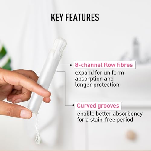 Sirona Period Made Easy Applicator Tampons for Heavy & Super Heavy Flow | 16 Pcs |Biodegradable Tampons | FDA Approved | Ultra Soft & Comfortable | Upto 100% Leak Free | Highly Absorbent Tampon for Rash Free Periods | - Image 5