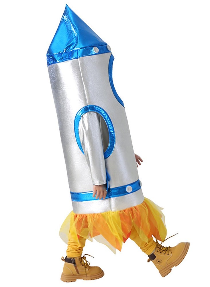 Al Aoyama Children's rocket cosplay for sports games, space stage costumes, space suits, astronauts  - Image 3